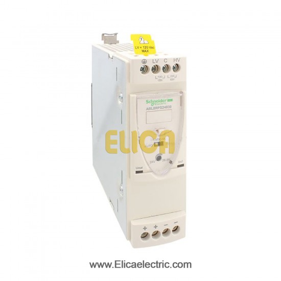 منبع تغذیه اشنایدر الکتریک 72 وات 24 ولت DC با ولتاژ ورودی 100 تا 500 ولت و خروجی 3 آمپر