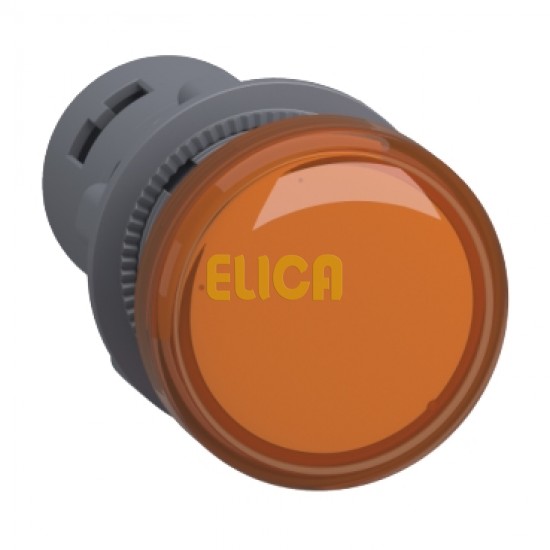 چراغ سیگنال باکالیت زرد اشنایدر الکتریک با LED داخلی 230 تا 240 ولت AC سری XA2
