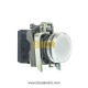چراغ سیگنال فلزی سفید اشنایدر الکتریک با LED داخلی 24 ولت AC و DC