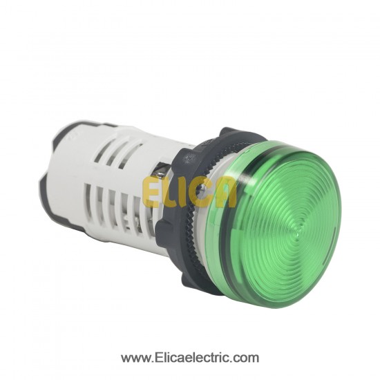 چراغ سیگنال باکالیت سبز اشنایدر الکتریک با LED داخلی 120 ولت AC