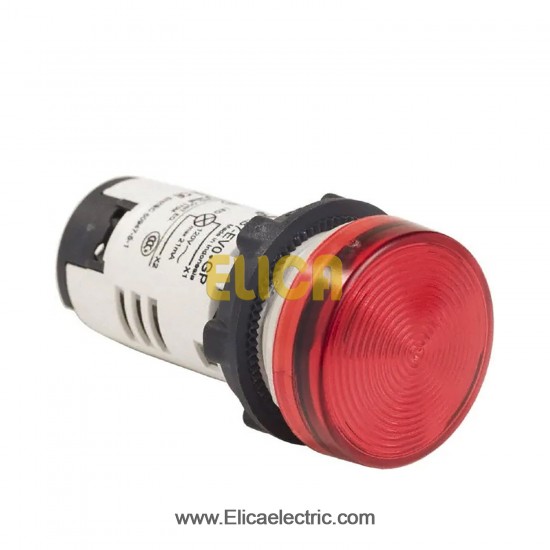 چراغ سیگنال باکالیت قرمز اشنایدر الکتریک با LED داخلی 120 ولت AC