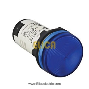 چراغ سیگنال باکالیت آبی با LED داخلی 24 ولت AC و DC