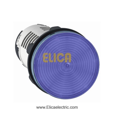 چراغ سیگنال باکالیت آبی با LED داخلی 120 ولت AC