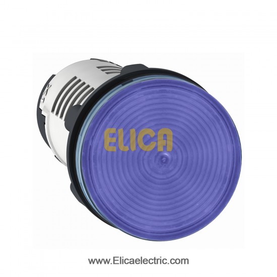 چراغ سیگنال باکالیت آبی اشنایدر الکتریک با LED داخلی 120 ولت AC