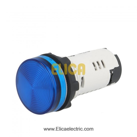 چراغ سیگنال باکالیت آبی اشنایدر الکتریک با LED داخلی 230 تا 240 ولت AC