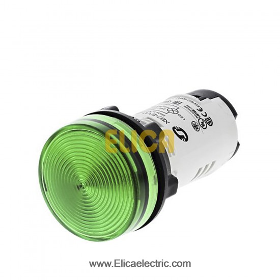 چراغ سیگنال سبز بدون لامپ باکالیت اشنایدر الکتریک با تغذیه مستقیم ≤250  چراغ سيگنال