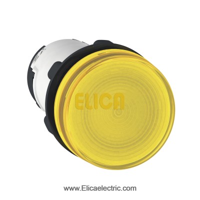 چراغ سیگنال زرد بدون لامپ باکالیت با تغذیه مستقیم 250