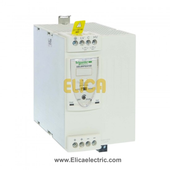 منبع تغذیه اشنایدر الکتریک 240 وات 24 ولت DC با ولتاژ ورودی 100 تا 500 ولت و خروجی 10آمپر