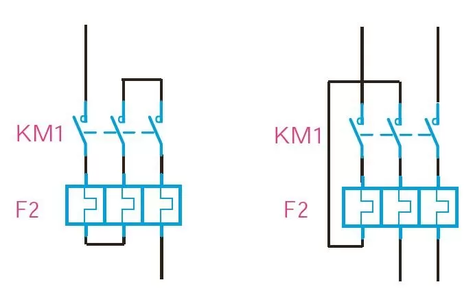 Application of single phase overload relay or bimetal الکترودی پل